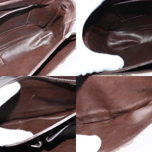 CELINE C Sulky Shoulder Bag Canvas Beige - Picture 12 of 13